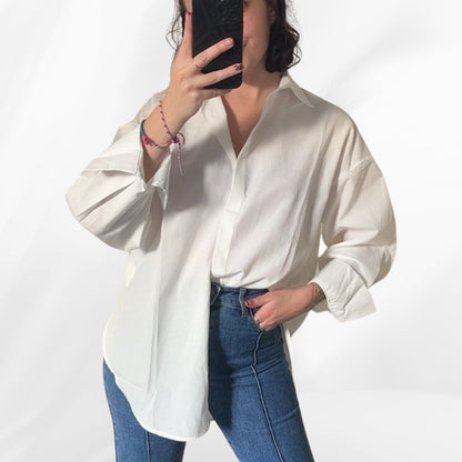 Chemise oversize - Blanche