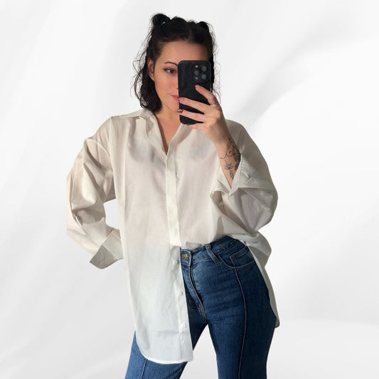 Chemise oversize - Blanche